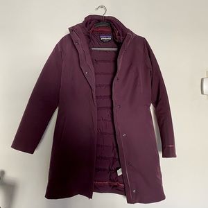Patagonia Tres 3-in-1 parka Deep Plum Size: Small